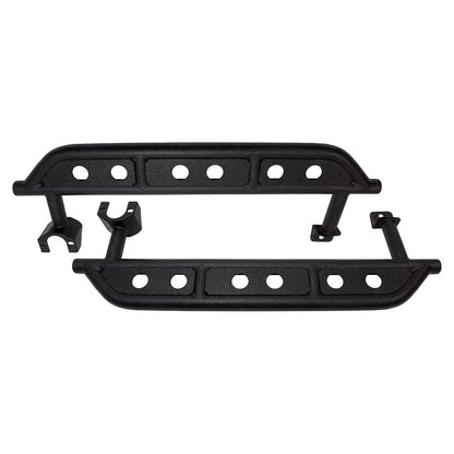 FISHBONE OFFROAD | 18-C Wrangler Step Sliders Black Textured Powder Coat Steel | FB23084