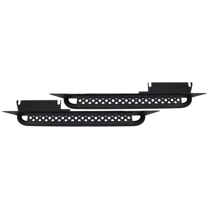 FISHBONE OFFROAD | 04-06 Wrangler Unlimited Rock Slider With Built In Tube Step Black Textured Powder Coat 3/16In Steel | FB23085