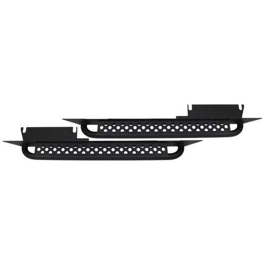 FISHBONE OFFROAD | 04-06 Wrangler Unlimited Rock Slider With Built In Tube Step Black Textured Powder Coat 3/16In Steel | FB23085