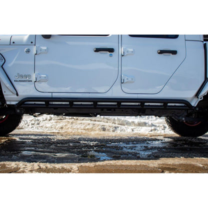 FISHBONE OFFROAD | 20-C Gladiator Rocker Guards Black Textured Powder Coat Steel | FB23142
