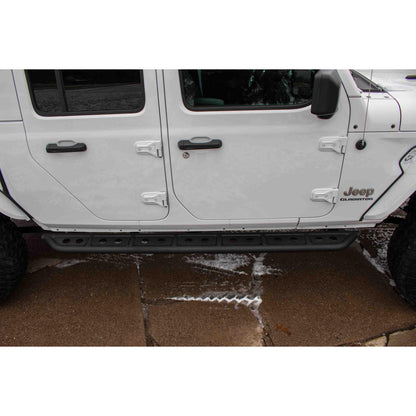 FISHBONE OFFROAD | 20-C Gladiator Step Sliders Black Textured Powder Coat 0.120In Steel | FB23143