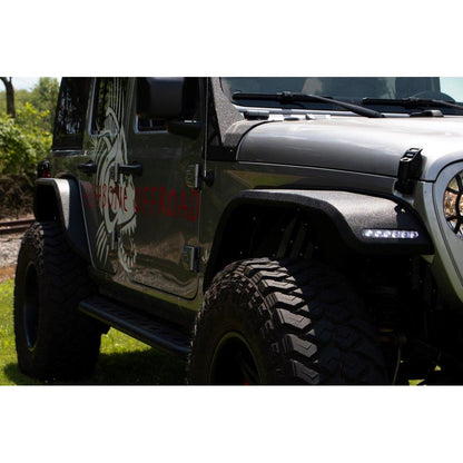 FISHBONE OFFROAD | 20-C Gladiator Rear Steel Elite Fenders Black Textured Powder Coat Steel | FB23144R