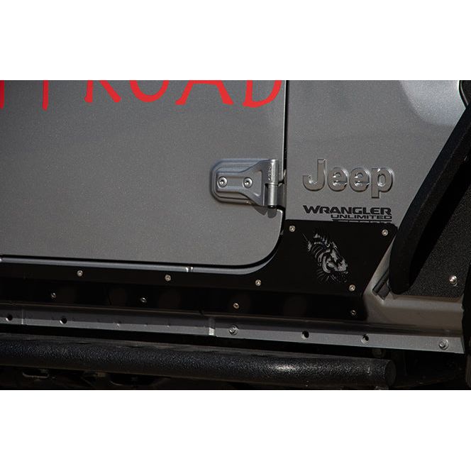 FISHBONE OFFROAD | 18-C Wrangler Unlimited Scale Armor Gloss Black Powder Coat 3/16In Steel | FB23180