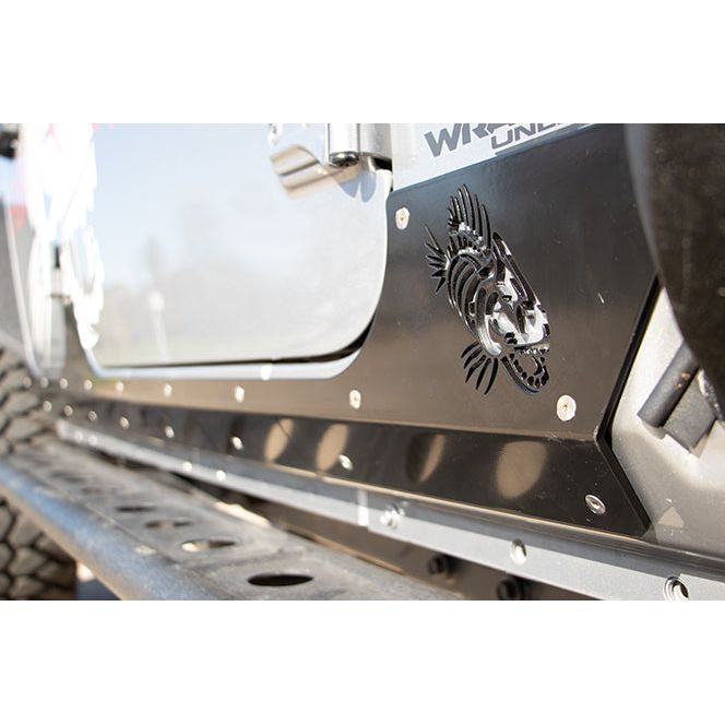 FISHBONE OFFROAD | 18-C Wrangler Unlimited Scale Armor Gloss Black Powder Coat 3/16In Steel | FB23180