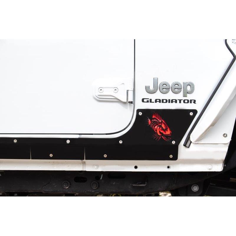 FISHBONE OFFROAD | 20-C Gladiator Scale Armor Gloss Black Powder Coat 3/16In Steel | FB23190