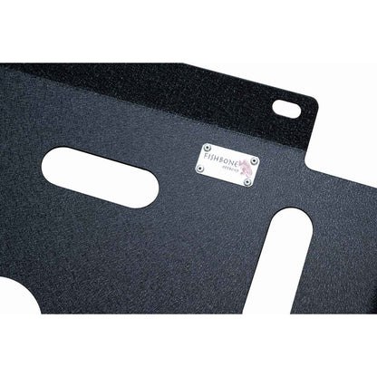 FISHBONE OFFROAD | 16-23 Tacoma Complete Underbelly Skid Plates 2-Stage Black Textured Powder Coat 3/16In Plated Steel | FB23330