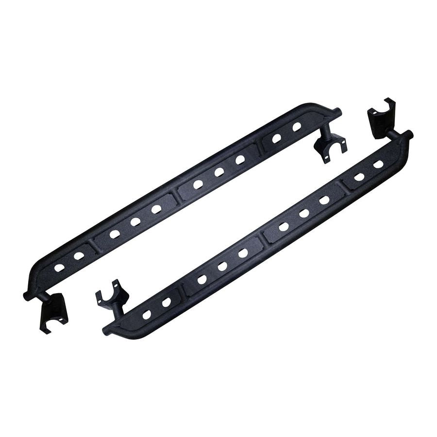 FISHBONE OFFROAD | 22-C Bronco (4 Doors) Step Sliders Black Textured Steel | FB23349