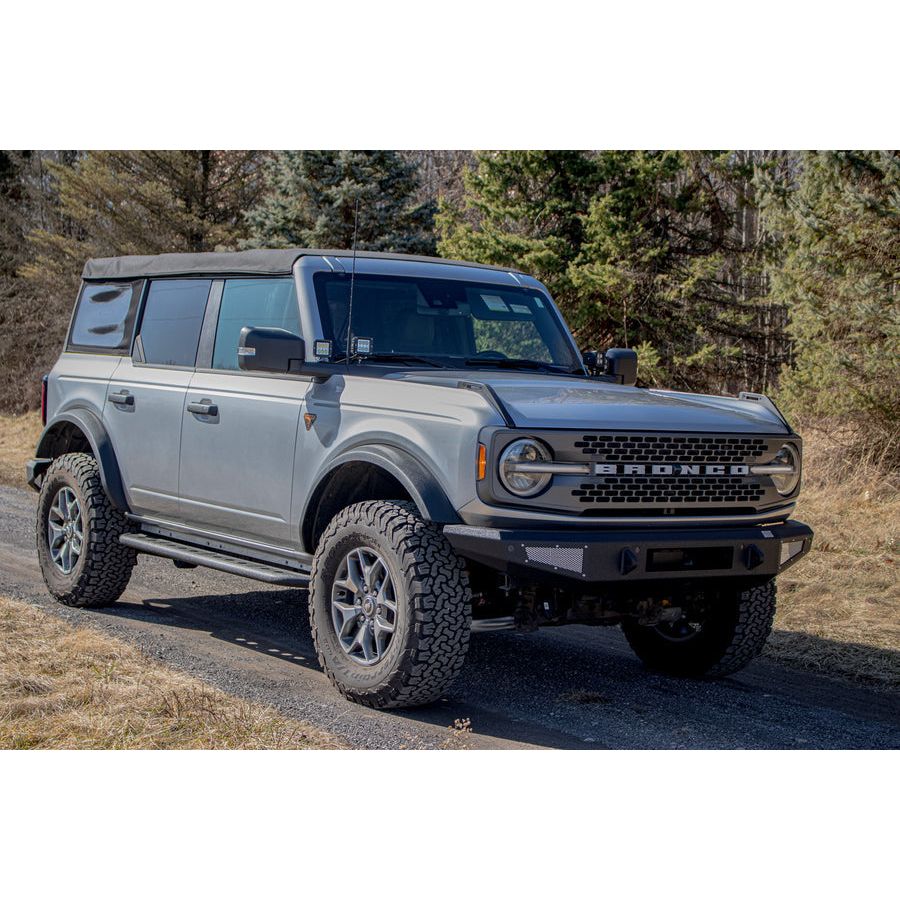 FISHBONE OFFROAD | 22-C Bronco (4 Doors) Step Sliders Black Textured Steel | FB23349