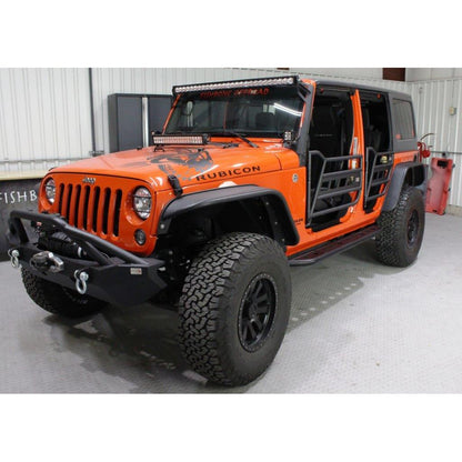 FISHBONE OFFROAD | 07-18 Wrangler Unlimited Front And Rear Tube Doors Black Textured Powder Coat | FB24022