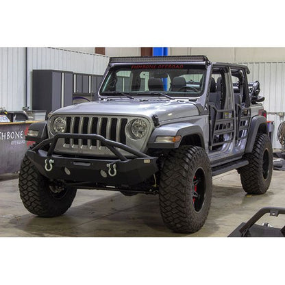 FISHBONE OFFROAD | 18-C Wrangler/20-C Gladiator Front And Rear Tube Doors Black Textured Powder Coat Steel | FB24086