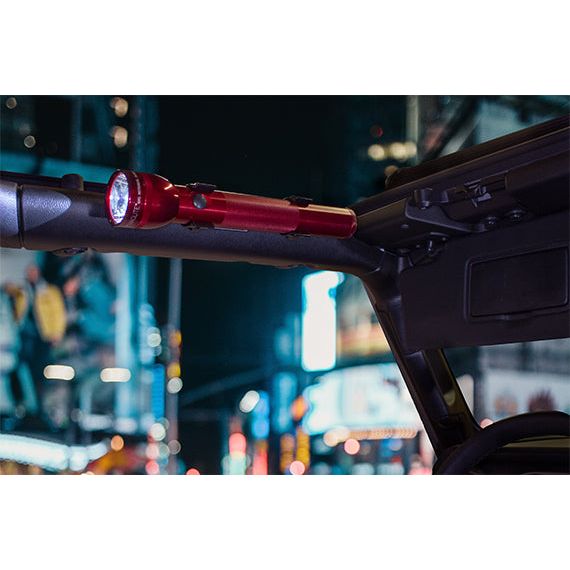 FISHBONE OFFROAD | 2018-19 Wrangler Jl Front Roll Bar Flashlight Mount Black Powder Coat | FB25092