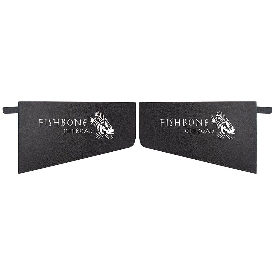FISHBONE OFFROAD | 18-23 Wrangler Wheel Well Storage Bins Black Textured Powder Coat 11 Gauge Steel | FB25101
