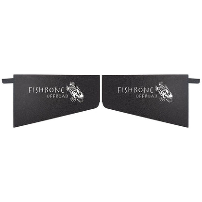 FISHBONE OFFROAD | 18-23 Wrangler Wheel Well Storage Bins Black Textured Powder Coat 11 Gauge Steel | FB25101
