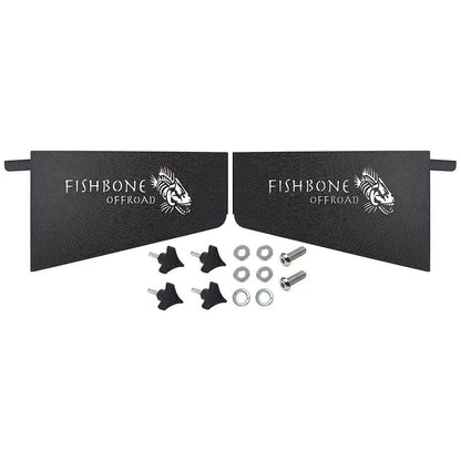 FISHBONE OFFROAD | 18-23 Wrangler Wheel Well Storage Bins Black Textured Powder Coat 11 Gauge Steel | FB25101