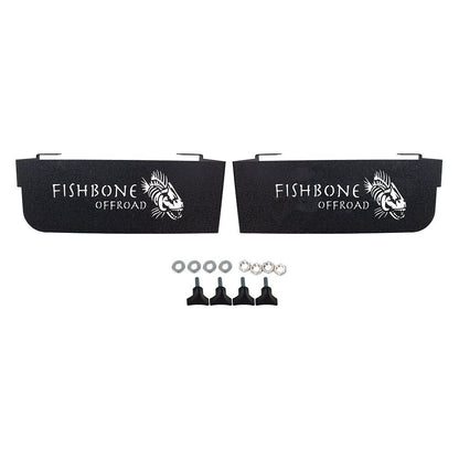 FISHBONE OFFROAD | 2004-06 Wrangler Fishbone Wheel Well Storage Bins Black Powder Coat | FB25104