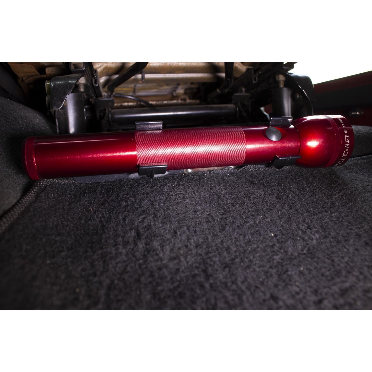 FISHBONE OFFROAD | 97-06 Wrangler Front Seat Flashlight Mount Black Powder Coat 11 Gauge Steel | FB25106