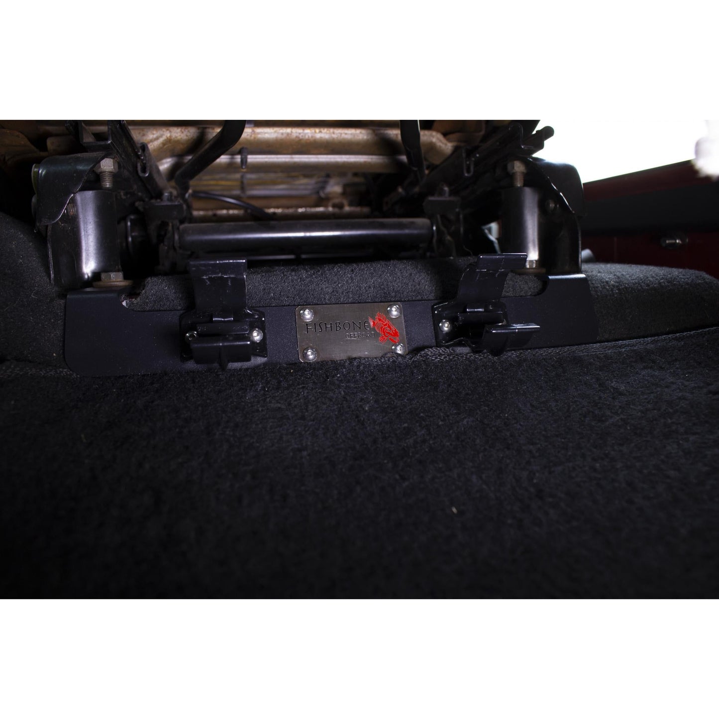 FISHBONE OFFROAD | 97-06 Wrangler Front Seat Flashlight Mount Black Powder Coat 11 Gauge Steel | FB25106