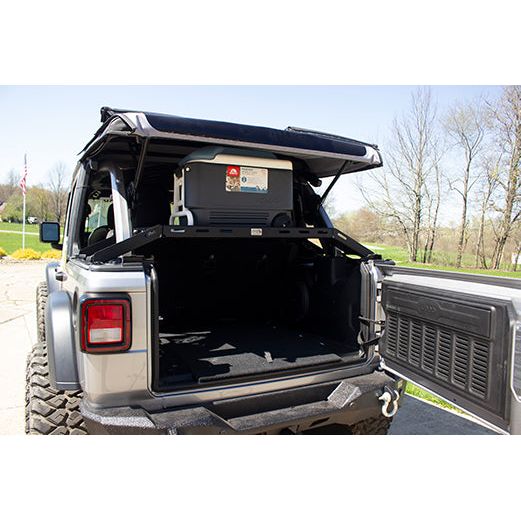 FISHBONE OFFROAD | 2018-19 Wrangler Jl Interior Storage Rack Black Powder Coat | FB25113