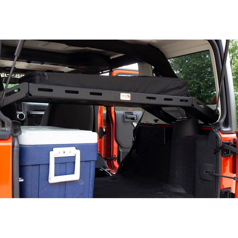 FISHBONE OFFROAD | 07-18 Wrangler Unlimited Interior Storage Rack Black Powder Coat Steel | FB25116