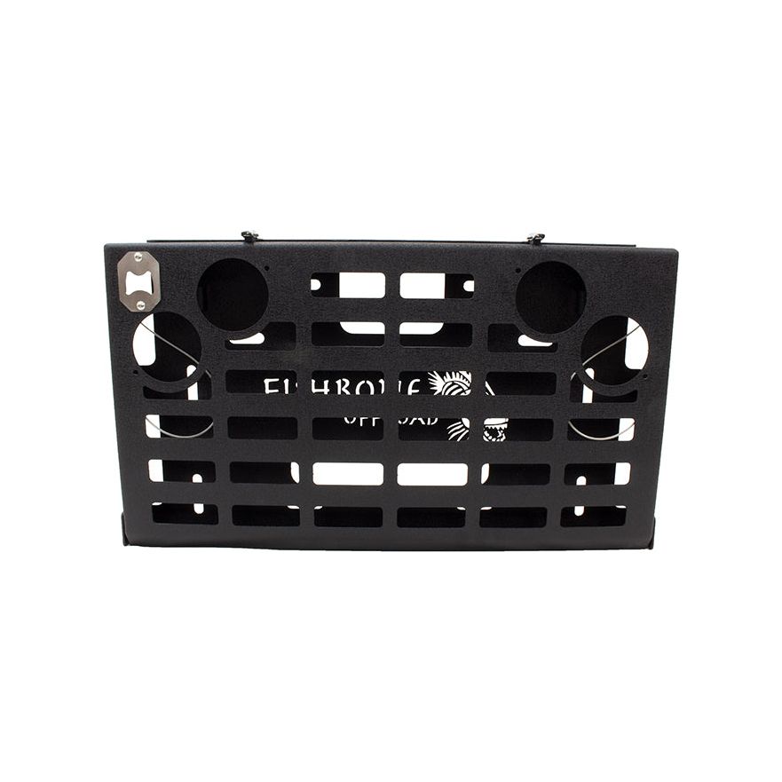 FISHBONE OFFROAD | 07-18 Wrangler Tailgate Table Black Textured Powder Coat 10 Gauge Steel | FB25137