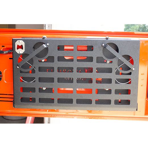 FISHBONE OFFROAD | 07-18 Wrangler Tailgate Table Black Textured Powder Coat 10 Gauge Steel | FB25137