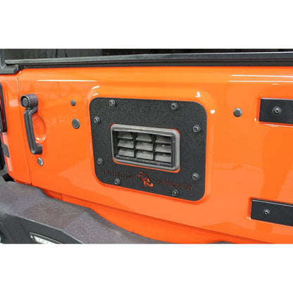 FISHBONE OFFROAD | 10-16 Jk Backside Logo Aluminum Black Textured | FB31042