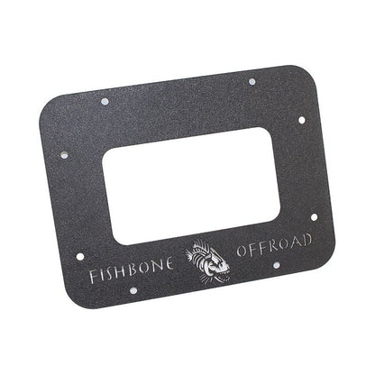 FISHBONE OFFROAD | 10-16 Jk Backside Logo Aluminum Black Textured | FB31042