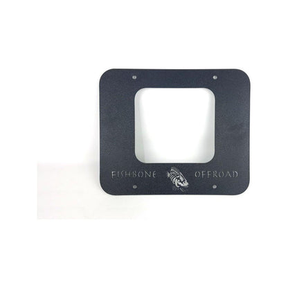 FISHBONE OFFROAD | 97-06 Wrangler Back Side Tailgate Plate Black Textured Powder Coat Aluminum | FB31058