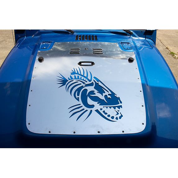 FISHBONE OFFROAD | 1997-02 Wrangler Fishbone Tj Hood Louver (97-02)- Raw Unpainted Raw Aluminum | FB31124