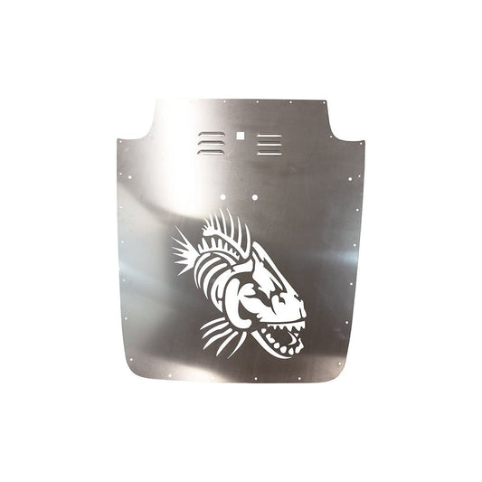 FISHBONE OFFROAD | 2003-06 Wrangler Fishbone Tj Hood Louver (03-06)- Raw Unpainted Raw Aluminum | FB31125