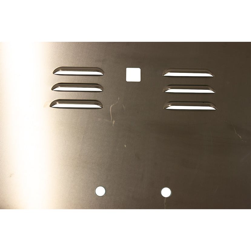 FISHBONE OFFROAD | 2003-06 Wrangler Fishbone Tj Hood Louver (03-06)- Raw Unpainted Raw Aluminum | FB31125