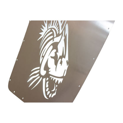 FISHBONE OFFROAD | 2003-06 Wrangler Fishbone Tj Hood Louver (03-06)- Raw Unpainted Raw Aluminum | FB31125