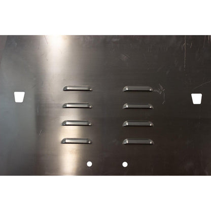 FISHBONE OFFROAD | 2007-12 Wrangler Fishbone Jk Hood Louver (07-12)-Raw Unpainted Raw Aluminum | FB31126