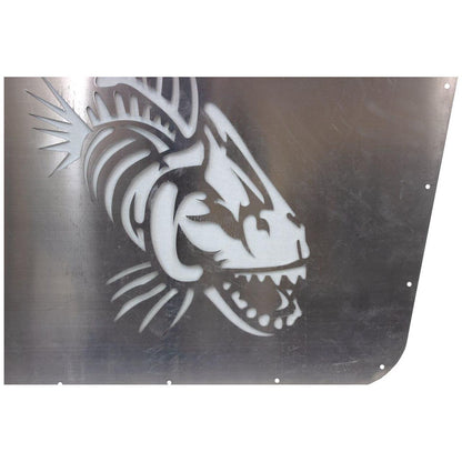 FISHBONE OFFROAD | 2007-12 Wrangler Fishbone Jk Hood Louver (07-12)-Raw Unpainted Raw Aluminum | FB31126