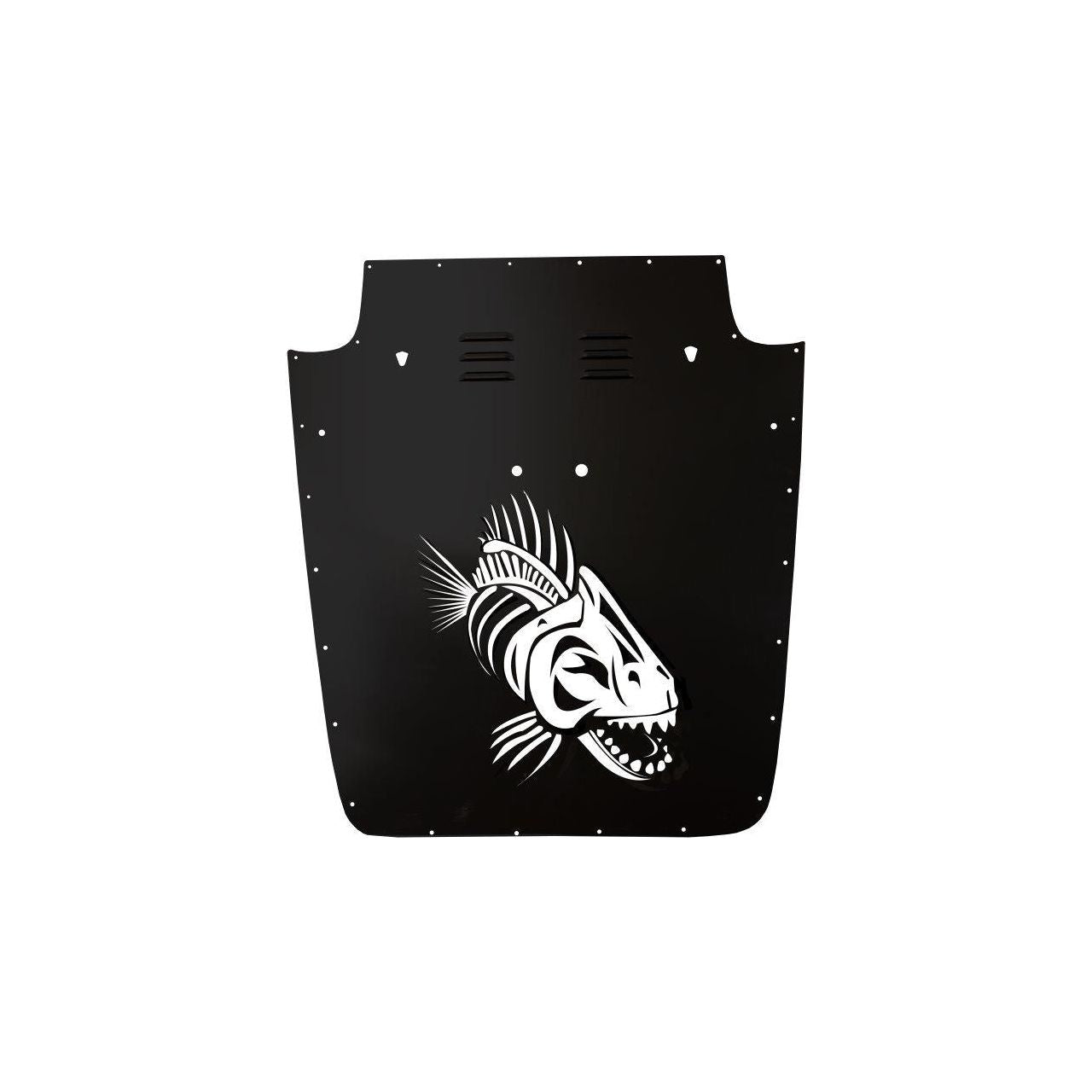 FISHBONE OFFROAD | 1997-02 Wrangler Fishbone Tj Hood Louver (97-02)- Black Black Powder Coat | FB31131