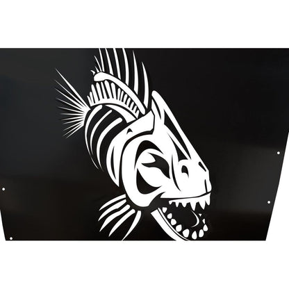 FISHBONE OFFROAD | 1997-02 Wrangler Fishbone Tj Hood Louver (97-02)- Black Black Powder Coat | FB31131