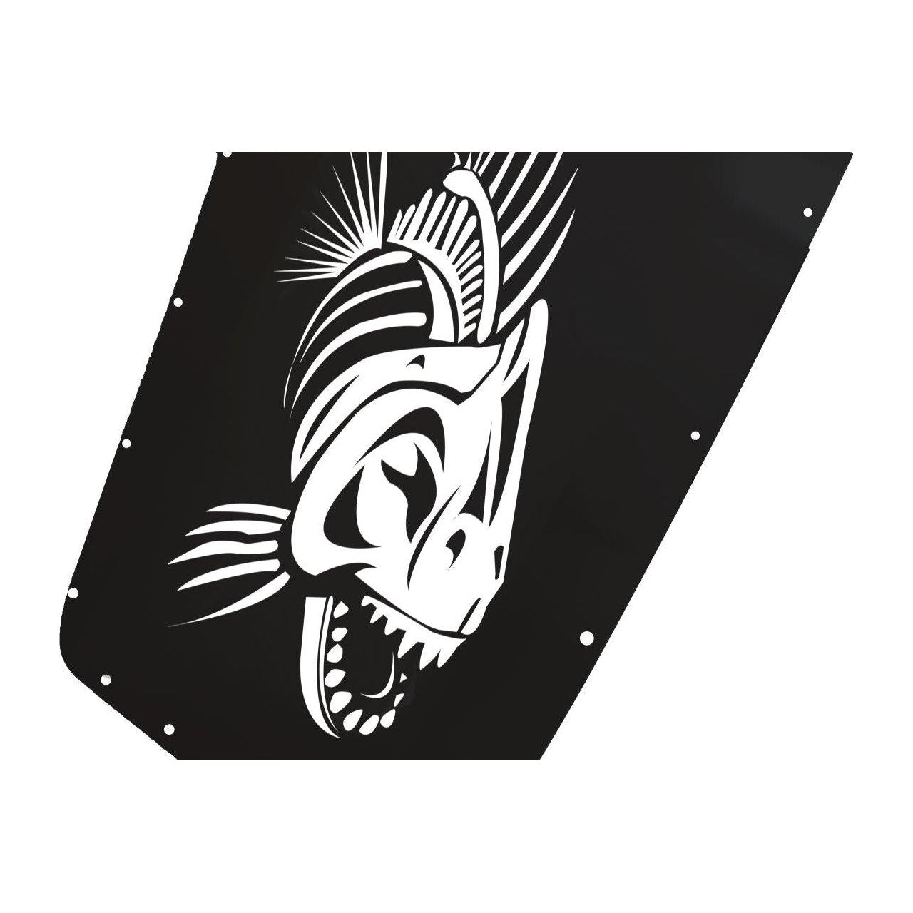 FISHBONE OFFROAD | 2003-06 Wrangler Fishbone Tj Hood Louver (03-06)- Black Black Powder Coat | FB31132