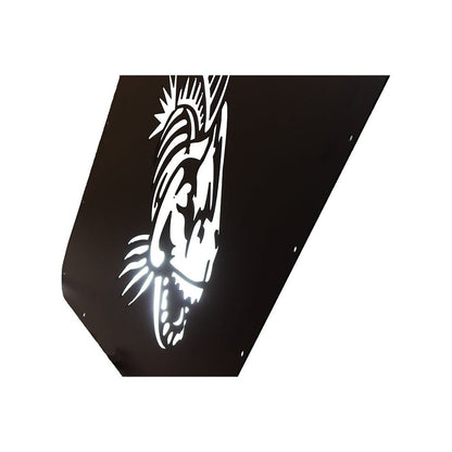 FISHBONE OFFROAD | 2007-12 Wrangler Fishbone Jk Hood Louver (07-12)-Black Black Powder Coat | FB31133