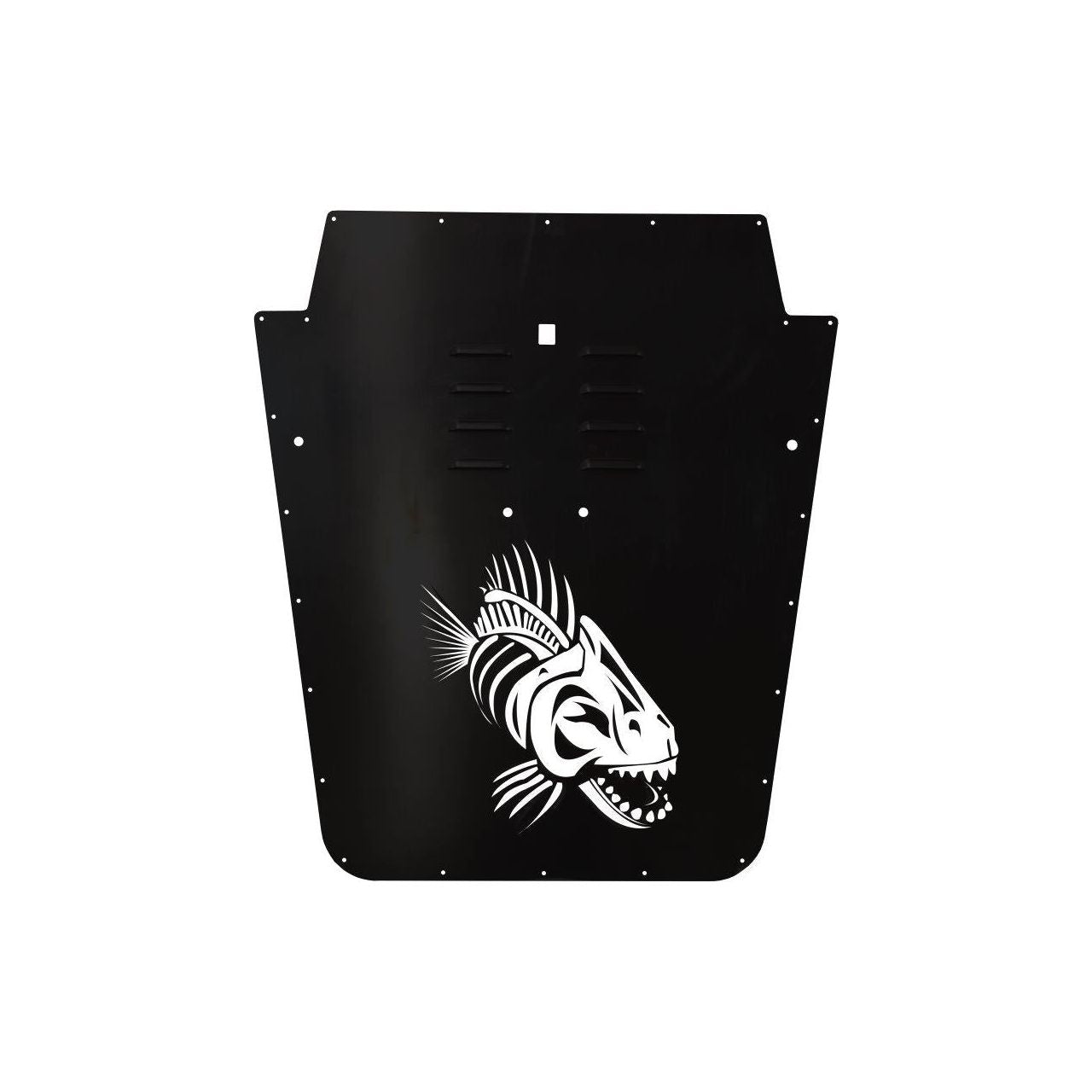 FISHBONE OFFROAD | 2007-12 Wrangler Fishbone Jk Hood Louver (07-12)-Black Black Powder Coat | FB31133