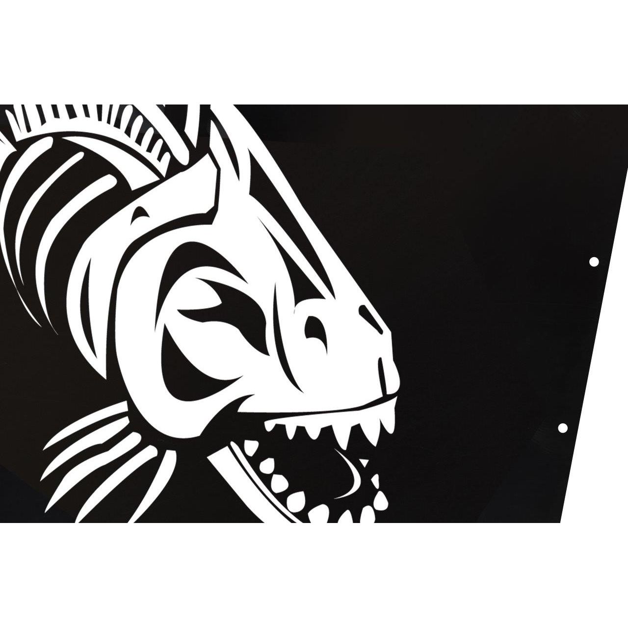 FISHBONE OFFROAD | 2007-12 Wrangler Fishbone Jk Hood Louver (07-12)-Black Black Powder Coat | FB31133