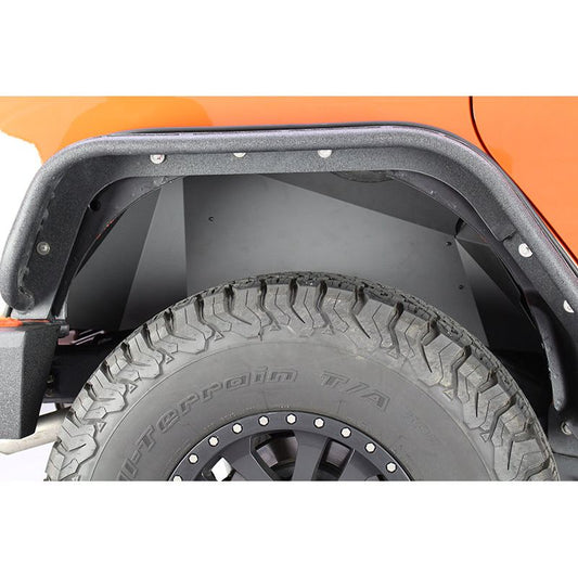 FISHBONE OFFROAD | 07-18 Wrangler Aluminum Inner Fenders Black Powder Coat | FB33007