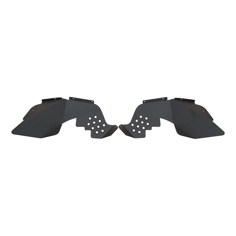 FISHBONE OFFROAD | 07-18 Wrangler Unlimited Aluminum Inner Front Fenders Black Powder Coat Aluminum | FB33007F