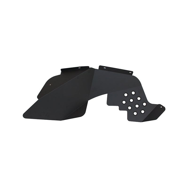 FISHBONE OFFROAD | 07-18 Wrangler Unlimited Aluminum Inner Front Fenders Black Powder Coat Aluminum | FB33007F