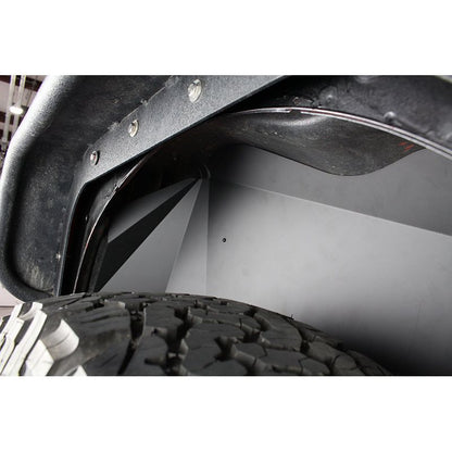FISHBONE OFFROAD | 07-18 Wrangler Unlimited Aluminum Inner Rear Fenders Black Powder Coat Aluminum | FB33007R
