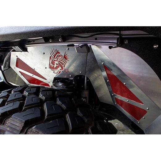 FISHBONE OFFROAD | 2018-Cwrangler Fishbone Front Jl Raw Aluminum Inner Fenders Raw Aluminum | FB33108F