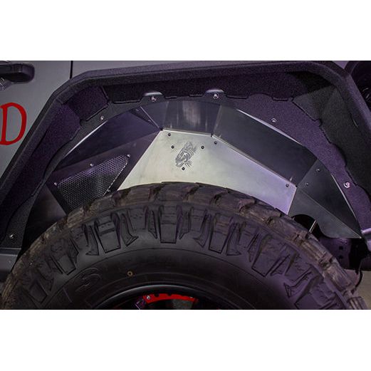 FISHBONE OFFROAD | 2018-Cwrangler Fishbone Rear Jl Raw Aluminum Inner Fenders Raw Aluminum | FB33108R