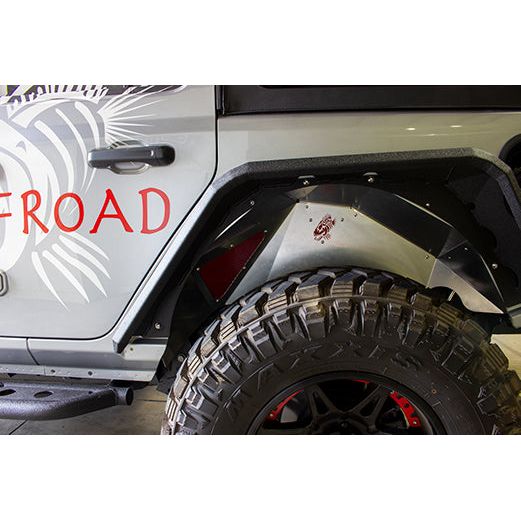 FISHBONE OFFROAD | 2018-Cwrangler Fishbone Jl Raw Aluminum Inner Fenders Raw Aluminum | FB33108