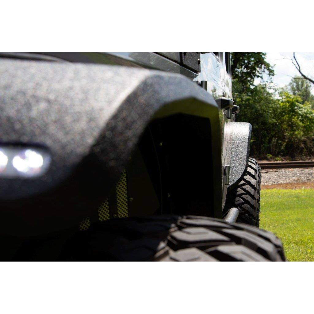 FISHBONE OFFROAD | 20-C Gladiator Rear Aluminum Elite Fenders Black Textured Powder Coat | FB33145R