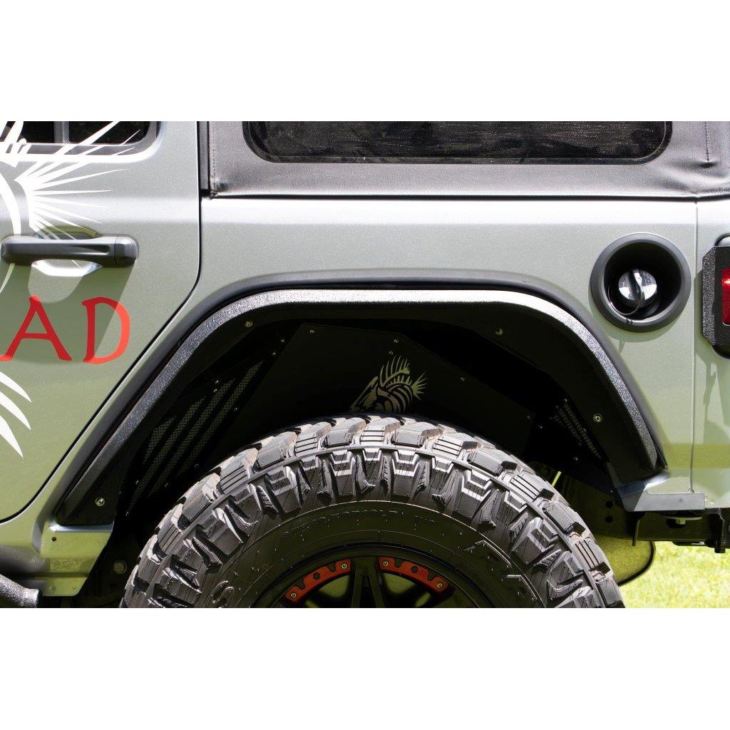 FISHBONE OFFROAD | 20-C Gladiator Rear Aluminum Elite Fenders Black Textured Powder Coat | FB33145R