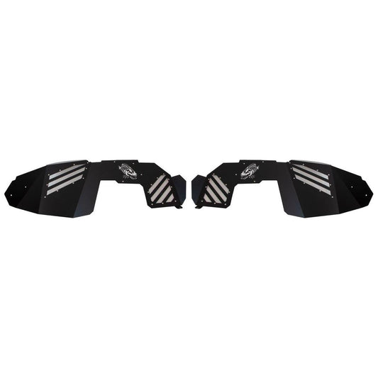 FISHBONE OFFROAD | 18-C Wrangler Aluminum Inner Front Fenders Black Powder Coat | FB33193F